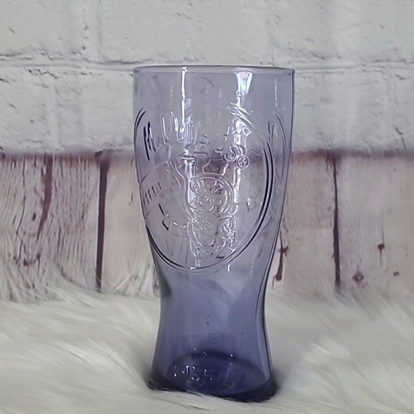 Vintage Purple Glass McDonald's Promotional Collectible Pint Glass Cup 7 Inch - Picture 6 of 11